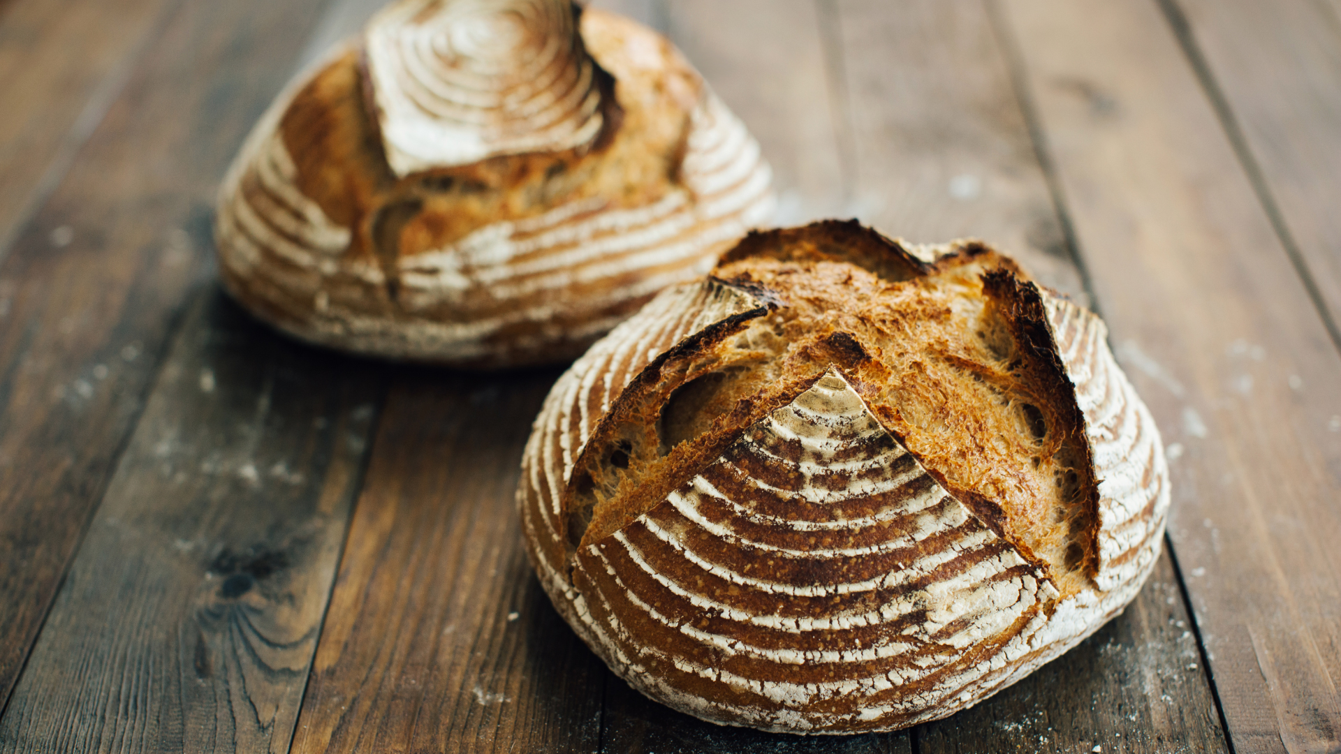 Fresh-baked sourdough